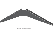 29x35 3D standard bracket drawing