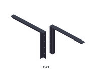 c-21 3D concealed bracket drawing