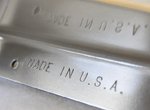 Made In U.S.A. engraved on a bracket