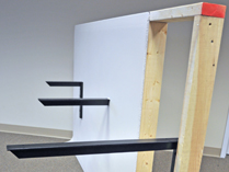 hybrid brackets in drywall and open framing