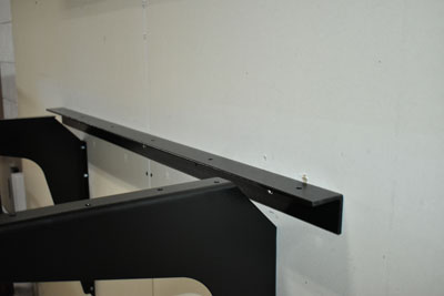 cleat support bracket providing extra support between two workstation brackets